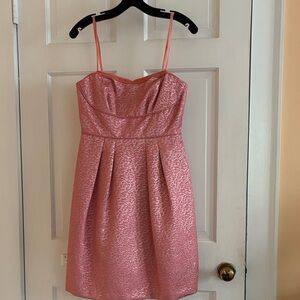 BCBGMaxAzria Strapless Pink Dress